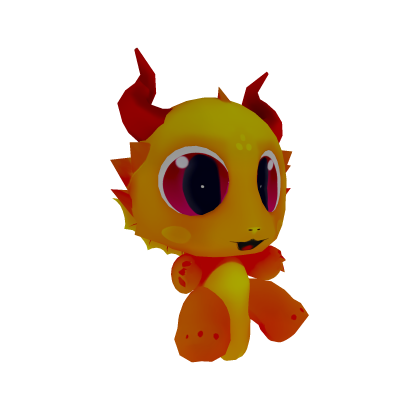 Shoulder Chibi Dragon (Inferno) thumbnail