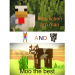 Moo vs chicken