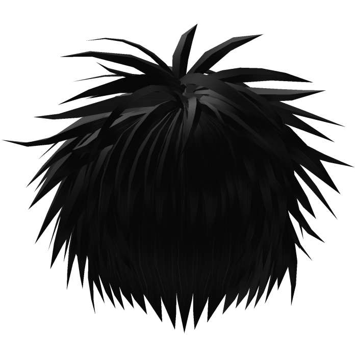 Black Messy Spiky Emo Scene Hair 27. 