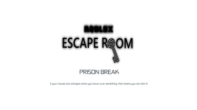 Prison Break: Room Escape Roblox place thumbnail