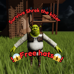Survive Shrek the killer *FREE HATS😱*