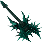 Skullbound Korblox Spiky Goth Guitar