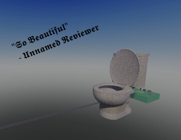 Cart Ride Into Rusty Toilet