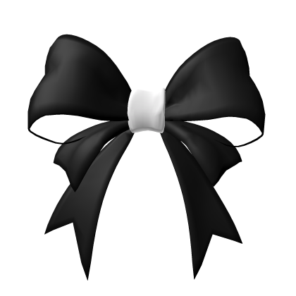 🎀 Black Back Bow Roblox item