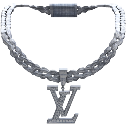 Luxury Designer Rich LV Bling Bling Chain 1.0 Roblox item
