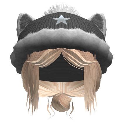 Snowy Day Beanie Cap Hair  - Blonde Roblox item