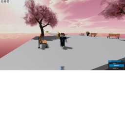 A Mini Obby To Chat white ur Friends