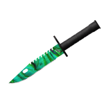 emerald swirl knife