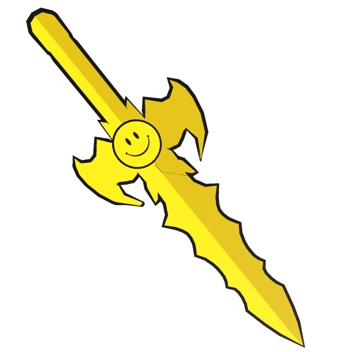 Happy Verity Cartoony Sword