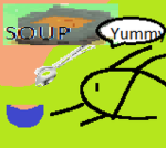 a group where us bugs drink soup