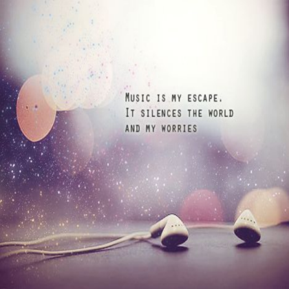 Music Is My Escape. Roblox decal