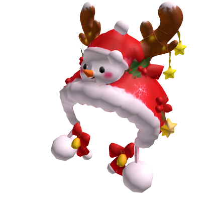 Festive Christmas Reindeer Hood