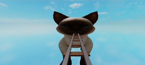 Cart Ride Into a Cat! [VOICE CHAT] 
