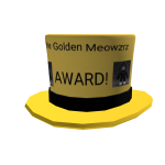 golden meowzrz hat