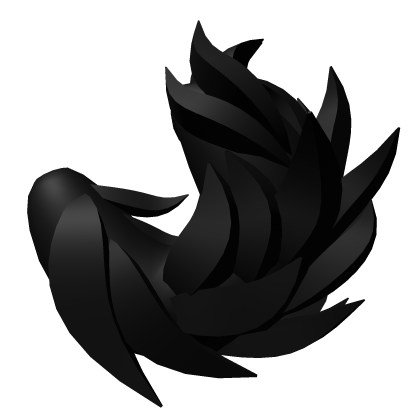 Big Fluffy Protogen Tail [Black]
