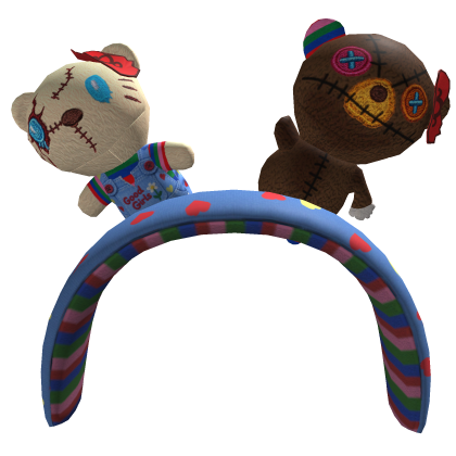 Kitty Halloween plushie headband 