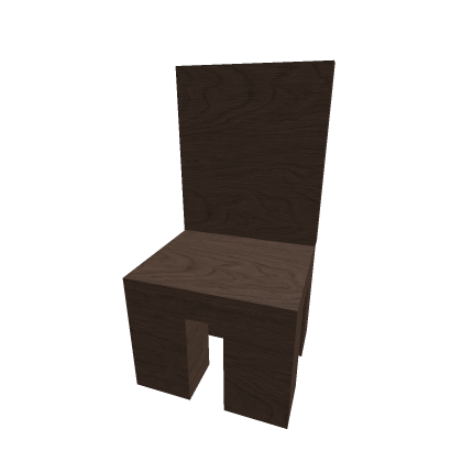 Dark Wooden Dining Table Chair