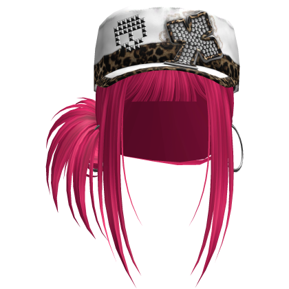 Gyaru Hair w/ Cap & Earrings