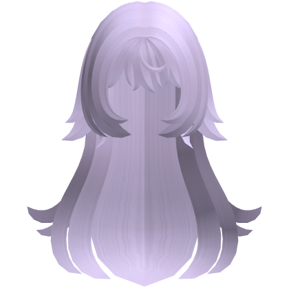 purple moe wispy spiky fluff long hair