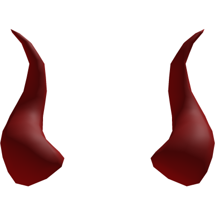 Red Twisted Devil Horns