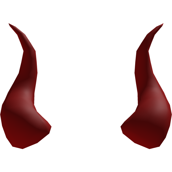 Red Twisted Devil Horns