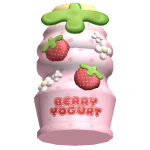 cute kawaii mori kei igari berry yogurt