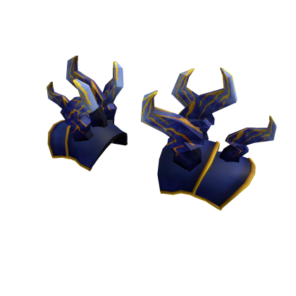 Lightning Cobalt Pauldrons