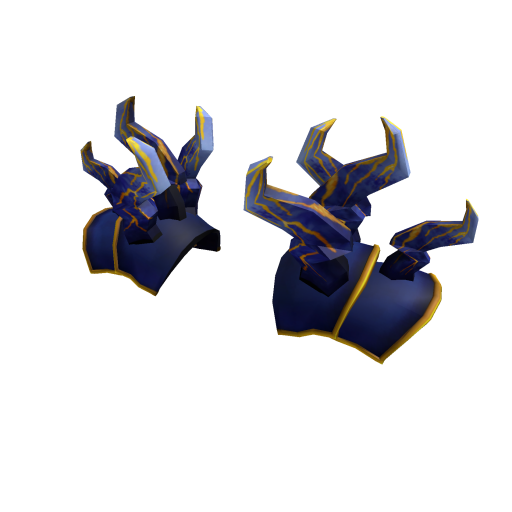 Lightning Cobalt Pauldrons