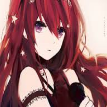 Red Haired Anime Girl Roblox decal