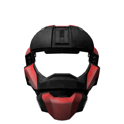 Augmented Soldier's Commando Red Helmet