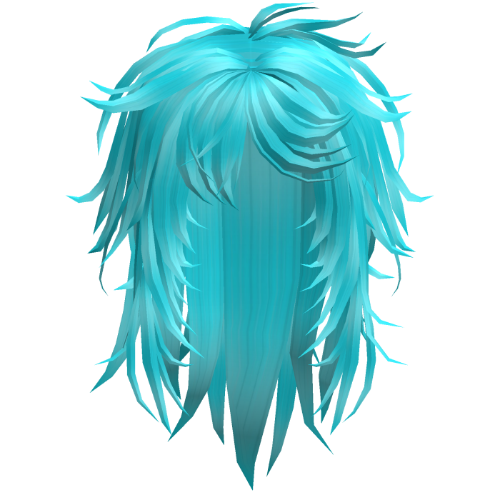 Vkei Long Messy Razor Cut Hair (Ocean Blue)