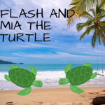 Flash and Mia the turtle