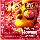 You VS Homer MODDED [VALENTINES]
