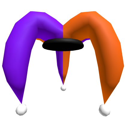 Halloween Jester Hat (Purple & Orange) Roblox item