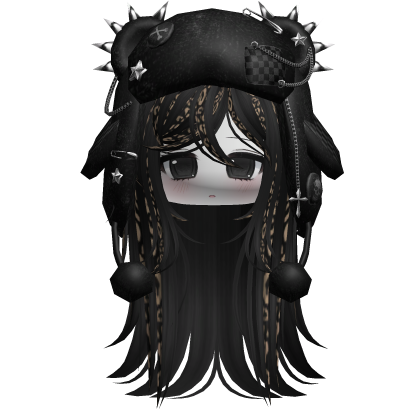 Wispy Scene Cut W/ Punk Ushanka Black/Leopard