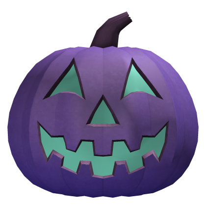 Purple Cardboard Pumpkin