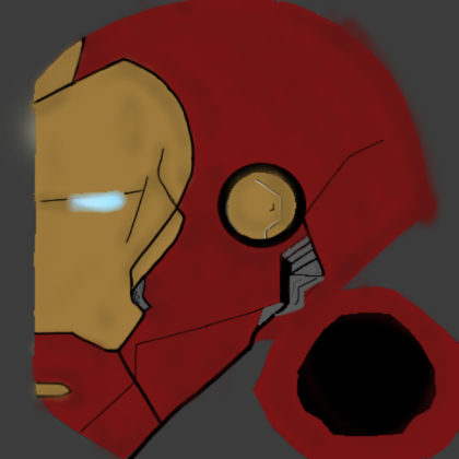 Iron Man Helmet Retexture -Superior Iron Man- Roblox decal