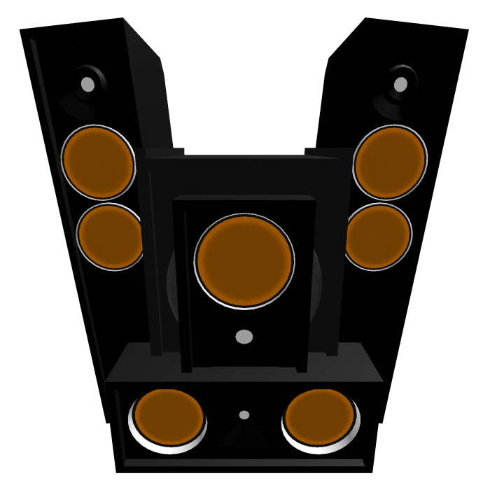 Orange First Boombox Titan Head v2