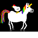 Unicorn And chicken group