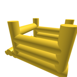 Yellow Bouncy Castle!