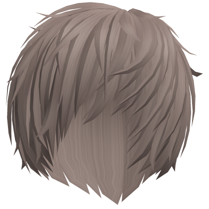 messy ashy brown cute vampire emo anime boy hair