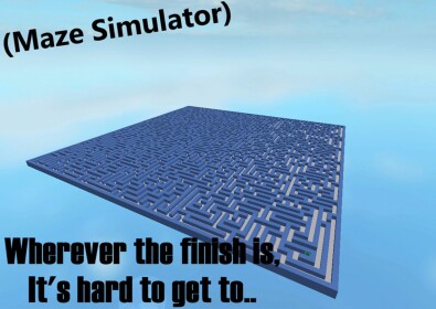 HUGE Maze Simulator