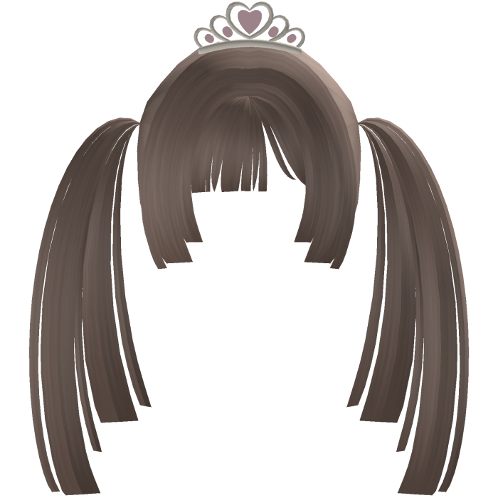 milktea double yandere tiara pigtails