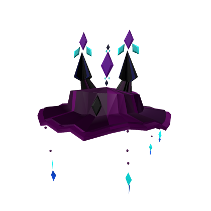 Purple Crystal Hat