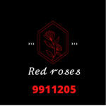 Black and red Roses