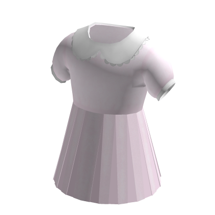 ♡ Baby Pink Doll Dress W Ruffled Collar thumbnail