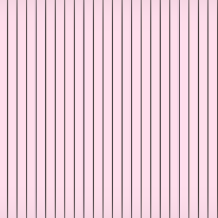 Chic Coquette Pink with Black Thin Stripes 