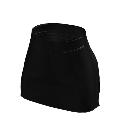 ☆ Leather Black Skirt