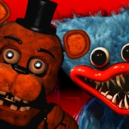 put character of poppy playtime and fnaf play now. icon