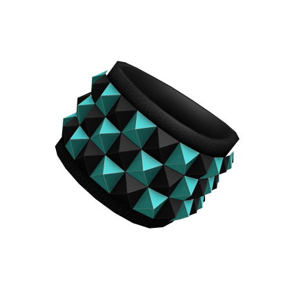 Right Scene Studded Bracelets (Turquoise & Black)